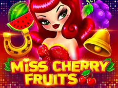 Miss Cherry Fruits pokie cover from the Fortunica Casino Australia lobby